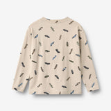 Wheat Main T-skjorte L/S Ebbe T-Shirt 9214 cars