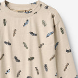 Wheat Main T-skjorte L/S Ebbe T-Shirt 9214 cars