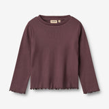 Wheat Main T-skjorte L/S Else Jersey Tops and T-Shirts 3030 fudge
