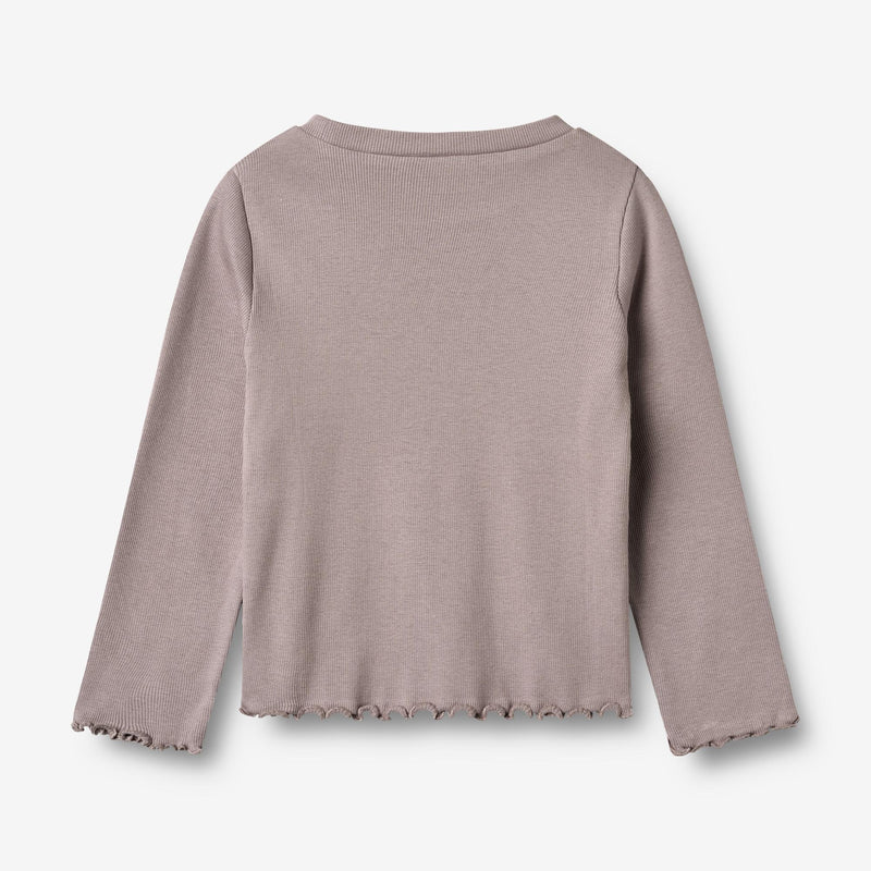 Wheat Main T-skjorte L/S Else Jersey Tops and T-Shirts 9531 dusty purple