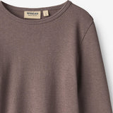 Wheat Main T-skjorte L/S Elsie T-Shirt 9623 plum truffle