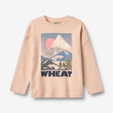 Wheat Main T-skjorte L/S Hanni Jersey Tops and T-Shirts 2032 rose dust
