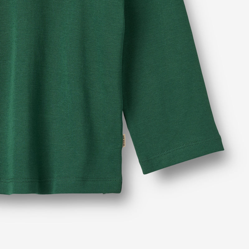 Wheat Main T-skjorte L/S Holger Jersey Tops and T-Shirts 9558 kale