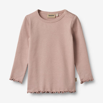 Wheat Main T-skjorte L/S Ida T-Shirt 2487 rose powder