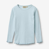 Wheat Main T-skjorte L/S Ida T-Shirt 2703 summer sky
