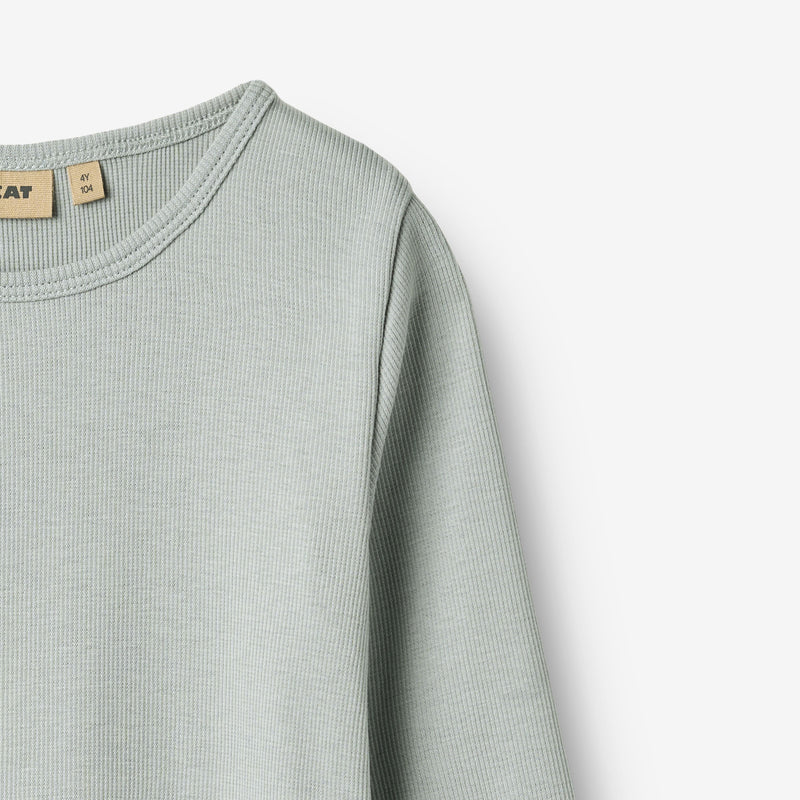 Wheat Main T-skjorte L/S Ida T-Shirt 9567 soft rain