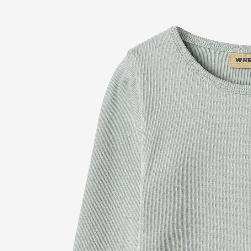 Wheat Main T-skjorte L/S Ida T-Shirt 9567 soft rain