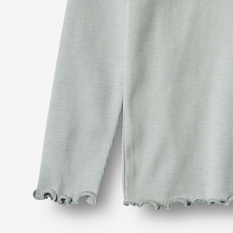 Wheat Main T-skjorte L/S Ida T-Shirt 9567 soft rain