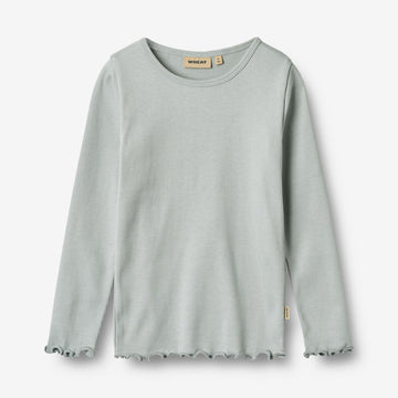 Wheat Main T-skjorte L/S Ida T-Shirt 9567 soft rain