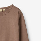 Wheat Main T-skjorte L/S Ida T-Shirt 9573 toffee brown