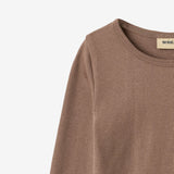 Wheat Main T-skjorte L/S Ida T-Shirt 9573 toffee brown