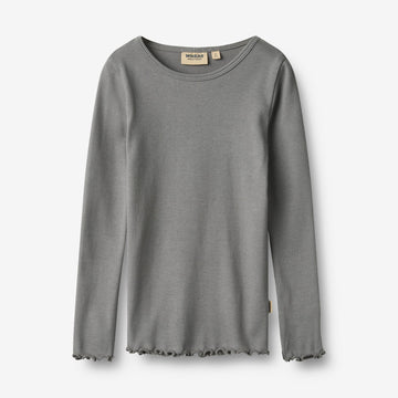 Wheat Main T-skjorte L/S Ida T-Shirt 9624 flint