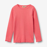Wheat Main T-skjorte L/S Ida T-Shirt 9668 watermelon