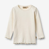 Wheat Main T-skjorte L/S Ida T-Shirt 3182 ivory