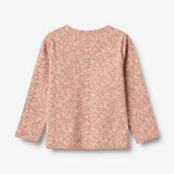 Wheat Main T-skjorte L/S Manna Jersey Tops and T-Shirts 9566 rose dust flower meadow
