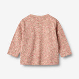 Wheat Main T-skjorte L/S Manna Jersey Tops and T-Shirts 9566 rose dust flower meadow