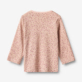 Wheat Main T-skjorte L/S Marit T-Shirt 9898 dime rose small flowers