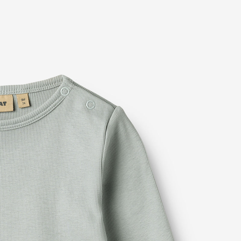 Wheat Main T-skjorte L/S Milo T-Shirt 9567 soft rain