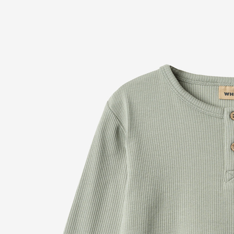Wheat Main T-skjorte L/S Morris Jersey Tops and T-Shirts 5050 morning mist