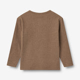 Wheat Main T-skjorte L/S Morris Jersey Tops and T-Shirts 9549 coffee melange