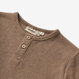 Wheat Main T-skjorte L/S Morris Jersey Tops and T-Shirts 9549 coffee melange