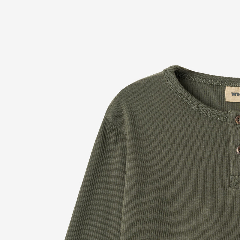 Wheat Main T-skjorte L/S Morris Jersey Tops and T-Shirts 9576 winter forest