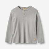Wheat Main T-skjorte L/S Morris T-Shirt 1024 slightly blue