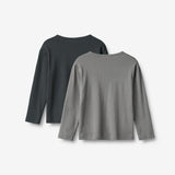 Wheat Main T-skjorte L/S Morris T-Shirt 9624 flint