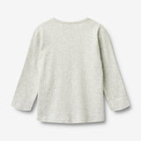 Wheat Main T-skjorte L/S Morris T-Shirt 0224 melange grey