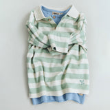 Wheat Main T-skjorte L/S Morris T-Shirt 1260 faded denim