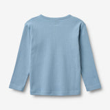 Wheat Main T-skjorte L/S Morris T-Shirt 1260 faded denim