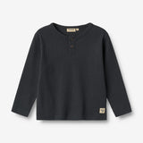 Wheat Main T-skjorte L/S Morris T-Shirt 1432 navy