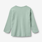 Wheat Main T-skjorte L/S Morris T-Shirt 3217 green pool