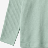 Wheat Main T-skjorte L/S Morris T-Shirt 3217 green pool