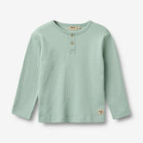 Wheat Main T-skjorte L/S Morris T-Shirt 3217 green pool