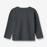 Wheat Main T-skjorte L/S Morris T-Shirt 9526 black sea