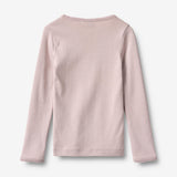 Wheat Main T-skjorte L/S Print Belis T-Shirt 1354 soft lilac