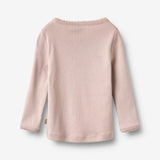 Wheat Main T-skjorte L/S Print Belis T-Shirt 1354 soft lilac