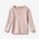 Wheat Main T-skjorte L/S Print Belis T-Shirt 1354 soft lilac