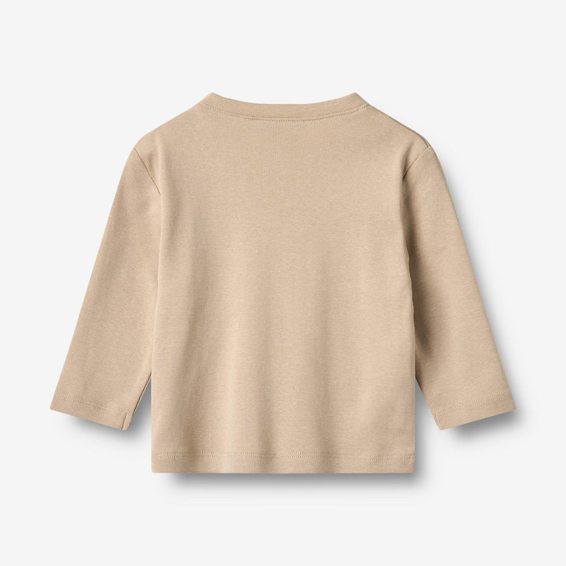 Wheat Main T-skjorte L/S Ray Jersey Tops and T-Shirts 3354 warm sand