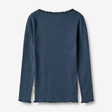 Wheat Main  T-skjorte L/S Reese Jersey Tops and T-Shirts 1042 blue waves