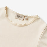 Wheat Main  T-skjorte L/S Reese Jersey Tops and T-Shirts 3171 cream