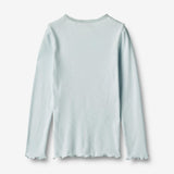 Wheat Main  T-skjorte L/S Reese Jersey Tops and T-Shirts 4030 light blue