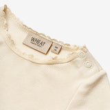 Wheat Main  T-skjorte L/S Reese Jersey Tops and T-Shirts 3171 cream