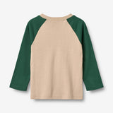 Wheat Main T-skjorte L/S Rolf Jersey Tops and T-Shirts 9558 kale