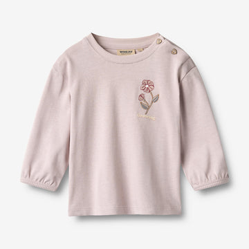 Wheat Main T-skjorte L/S Sira T-Shirt 1354 soft lilac