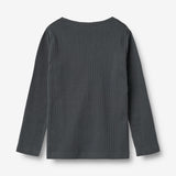 Wheat Main T-skjorte L/S Stig Jersey Tops and T-Shirts 9526 black sea
