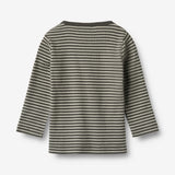 Wheat Main T-skjorte L/S Stig Jersey Tops and T-Shirts 9577 winter forest stripe