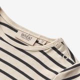 Wheat Main  T-skjorte L/S Stig Jersey Tops and T-Shirts 1433 navy stripe