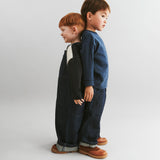 Wheat Main T-skjorte L/S trykk Dixie Jersey Tops and T-Shirts 1194 blue denim